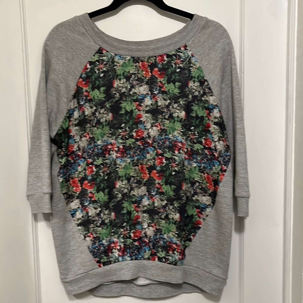 Bongo floral front sweatshirt